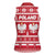 Poland Christmas Women Sleeveless Polo Shirt Emblem With Flag Style - Wonder Print Shop