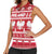 Poland Christmas Women Sleeveless Polo Shirt Emblem With Flag Style - Wonder Print Shop