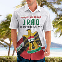Iraq Independence Day Hawaiian Shirt Coat Of Arms With Flag Style