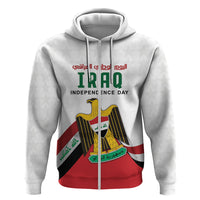 Iraq Independence Day Hoodie Coat Of Arms With Flag Style
