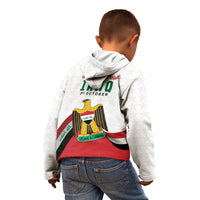Iraq Independence Day Kid Hoodie Coat Of Arms With Flag Style