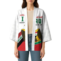 Iraq Independence Day Kimono Coat Of Arms With Flag Style