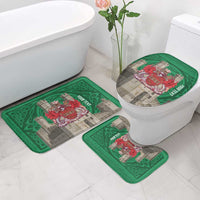 Personalized Caernarfonshire Wales Bathroom Set Caernarfon Castle and Emblem Celtic Style - Wonder Print Shop