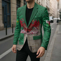 Personalized Caernarfonshire Wales Blazer Caernarfon Castle and Emblem Celtic Style - Wonder Print Shop