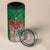 Personalized Caernarfonshire Wales 4 in 1 Can Cooler Tumbler Caernarfon Castle and Emblem Celtic Style - Wonder Print Shop