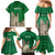 Personalized Caernarfonshire Wales Family Matching Mermaid Dress and Hawaiian Shirt Caernarfon Castle and Emblem Celtic Style - Wonder Print Shop