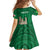 Personalized Caernarfonshire Wales Family Matching Off Shoulder Maxi Dress and Hawaiian Shirt Caernarfon Castle and Emblem Celtic Style - Wonder Print Shop
