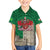 Personalized Caernarfonshire Wales Family Matching Summer Maxi Dress and Hawaiian Shirt Caernarfon Castle and Emblem Celtic Style - Wonder Print Shop