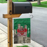 Personalized Caernarfonshire Wales Garden Flag Caernarfon Castle and Emblem Celtic Style - Wonder Print Shop