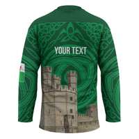 Personalized Caernarfonshire Wales Hockey Jersey Caernarfon Castle and Emblem Celtic Style - Wonder Print Shop
