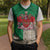 Personalized Caernarfonshire Wales Christmas Knitted V-Neck Vest Caernarfon Castle and Emblem Celtic Style - Wonder Print Shop