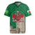 Personalized Caernarfonshire Wales Rugby Jersey Caernarfon Castle and Emblem Celtic Style - Wonder Print Shop