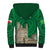 Personalized Caernarfonshire Wales Sherpa Hoodie Caernarfon Castle and Emblem Celtic Style - Wonder Print Shop