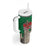 Personalized Caernarfonshire Wales Tumbler With Handle Caernarfon Castle and Emblem Celtic Style - Wonder Print Shop