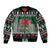 Caernarfonshire Wales Christmas Bomber Jacket Caernarfon Castle Red Dragon - Wonder Print Shop