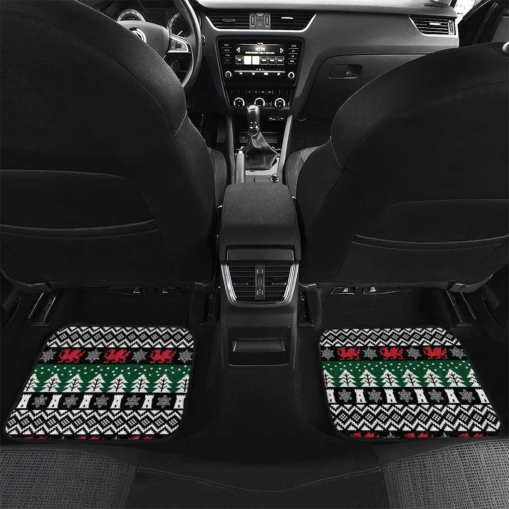 Caernarfonshire Wales Christmas Car Mats Caernarfon Castle Red Dragon - Wonder Print Shop