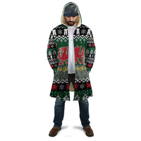 Caernarfonshire Wales Christmas Cloak Caernarfon Castle Red Dragon - Wonder Print Shop