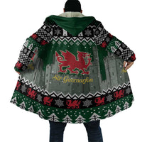 Caernarfonshire Wales Christmas Cloak Caernarfon Castle Red Dragon - Wonder Print Shop