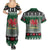 Caernarfonshire Wales Christmas Couples Matching Summer Maxi Dress and Hawaiian Shirt Caernarfon Castle Red Dragon - Wonder Print Shop