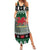 Caernarfonshire Wales Christmas Family Matching Summer Maxi Dress and Hawaiian Shirt Caernarfon Castle Red Dragon - Wonder Print Shop