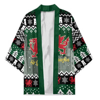 Caernarfonshire Wales Christmas Kimono Caernarfon Castle Red Dragon - Wonder Print Shop