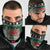 Caernarfonshire Wales Christmas Neck Gaiter Caernarfon Castle Red Dragon - Wonder Print Shop