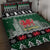Caernarfonshire Wales Christmas Quilt Bed Set Caernarfon Castle Red Dragon - Wonder Print Shop