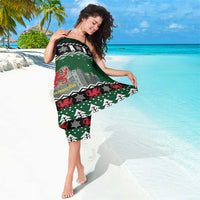 Caernarfonshire Wales Christmas Sarong Caernarfon Castle Red Dragon - Wonder Print Shop