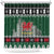Caernarfonshire Wales Christmas Shower Curtain Caernarfon Castle Red Dragon - Wonder Print Shop