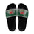 Caernarfonshire Wales Christmas Slide Sandals Caernarfon Castle Red Dragon - Wonder Print Shop