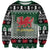 Caernarfonshire Wales Christmas Sweatshirt Caernarfon Castle Red Dragon - Wonder Print Shop