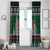 Caernarfonshire Wales Christmas Window Curtain Caernarfon Castle Red Dragon - Wonder Print Shop