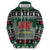Caernarfonshire Wales Christmas Zip Hoodie Caernarfon Castle Red Dragon - Wonder Print Shop