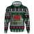 Caernarfonshire Wales Christmas Zip Hoodie Caernarfon Castle Red Dragon - Wonder Print Shop