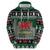 Caernarfonshire Wales Christmas Zip Hoodie Caernarfon Castle Red Dragon - Wonder Print Shop