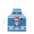 Personalized Blue Tiger Christmas Apron Kawaii Derpy Tiger Santa Mode - Wonder Print Shop