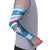 Personalized Blue Tiger Christmas Arm Sleeves Kawaii Derpy Tiger Santa Mode - Wonder Print Shop