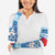 Personalized Blue Tiger Christmas Arm Sleeves Kawaii Derpy Tiger Santa Mode - Wonder Print Shop