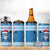 Personalized Blue Tiger Christmas 4 in 1 Can Cooler Tumbler Kawaii Derpy Tiger Santa Mode - Wonder Print Shop
