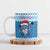 Personalized Blue Tiger Christmas Ceramic Mug Kawaii Derpy Tiger Santa Mode - Wonder Print Shop