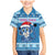 Personalized Blue Tiger Christmas Family Matching Mermaid Dress and Hawaiian Shirt Kawaii Derpy Tiger Santa Mode - Wonder Print Shop