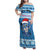 Personalized Blue Tiger Christmas Family Matching Off Shoulder Maxi Dress and Hawaiian Shirt Kawaii Derpy Tiger Santa Mode - Wonder Print Shop