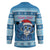 Personalized Blue Tiger Christmas Hockey Jersey Kawaii Derpy Tiger Santa Mode - Wonder Print Shop