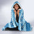 Personalized Blue Tiger Christmas Hooded Blanket Kawaii Derpy Tiger Santa Mode - Wonder Print Shop