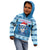 Personalized Blue Tiger Christmas Kid Hoodie Kawaii Derpy Tiger Santa Mode - Wonder Print Shop