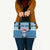 Personalized Blue Tiger Christmas Leather Bag Kawaii Derpy Tiger Santa Mode - Wonder Print Shop