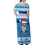Personalized Blue Tiger Christmas Off Shoulder Maxi Dress Kawaii Derpy Tiger Santa Mode - Wonder Print Shop