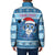 Personalized Blue Tiger Christmas Padded Jacket Kawaii Derpy Tiger Santa Mode - Wonder Print Shop