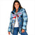 Personalized Blue Tiger Christmas Padded Jacket Kawaii Derpy Tiger Santa Mode - Wonder Print Shop
