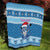 Personalized Blue Tiger Christmas Quilt Kawaii Derpy Tiger Santa Mode - Wonder Print Shop